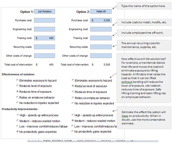 Step 2: Input Solutions Step 2: Input Solutions